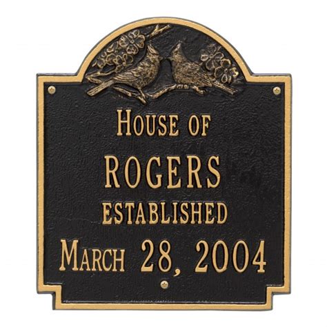 metal house established sign|Amazon.com: Personalized House Plaques.